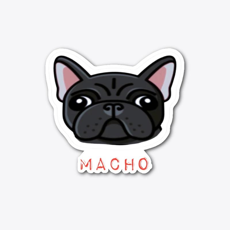 Macho Sticker